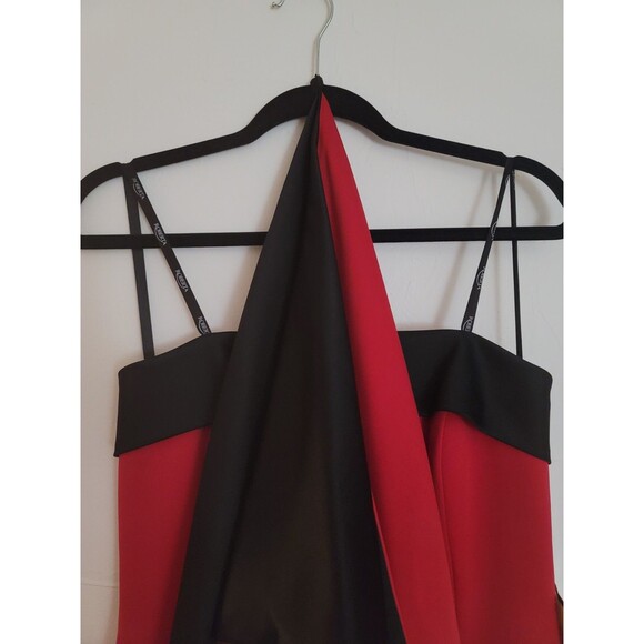 Urban Girl Nites Christmas Red and Black Elegant Gown Crinoline 90's vintage NWT - Picture 14 of 15